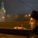Russian police officers stand next to traces of the body of Boris Nemtsov, a former Russian deputy prime minister and opposition leader, at Red Square with the Kremlin Wall in the background in Moscow, Russia, Saturday, Feb. 28, 2015. Photo credit AP